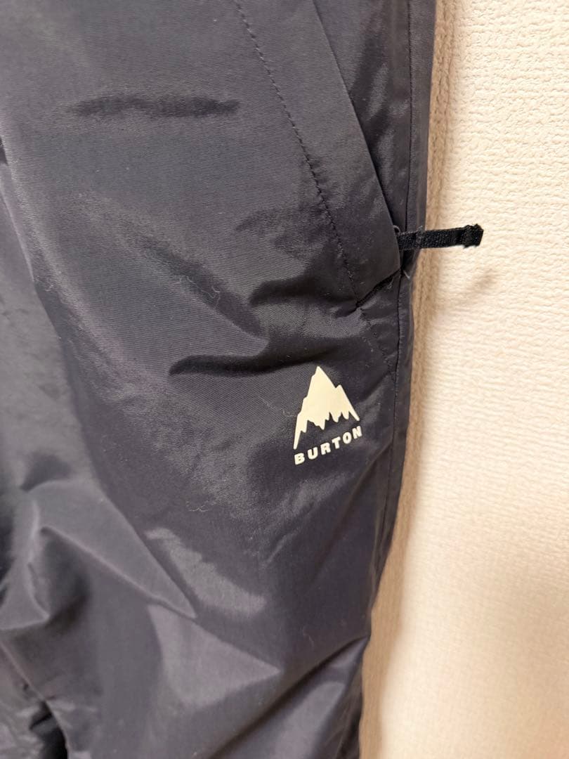 BURTON スノーボードウェア ブラックXL(160サイズ)ビブパン
