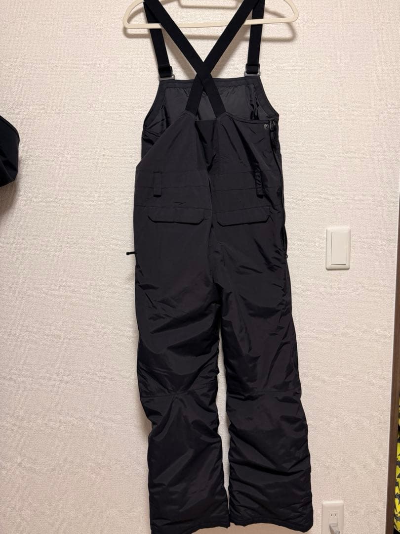 BURTON スノーボードウェア ブラックXL(160サイズ)ビブパン