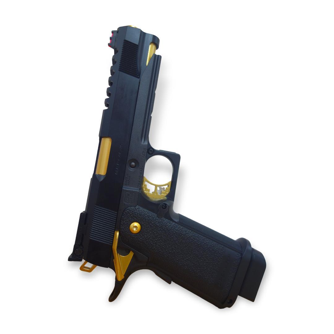 【美品】【カスタム】東京マルイ・ハイキャパ5.1　ゴールドマッチガスブローバック