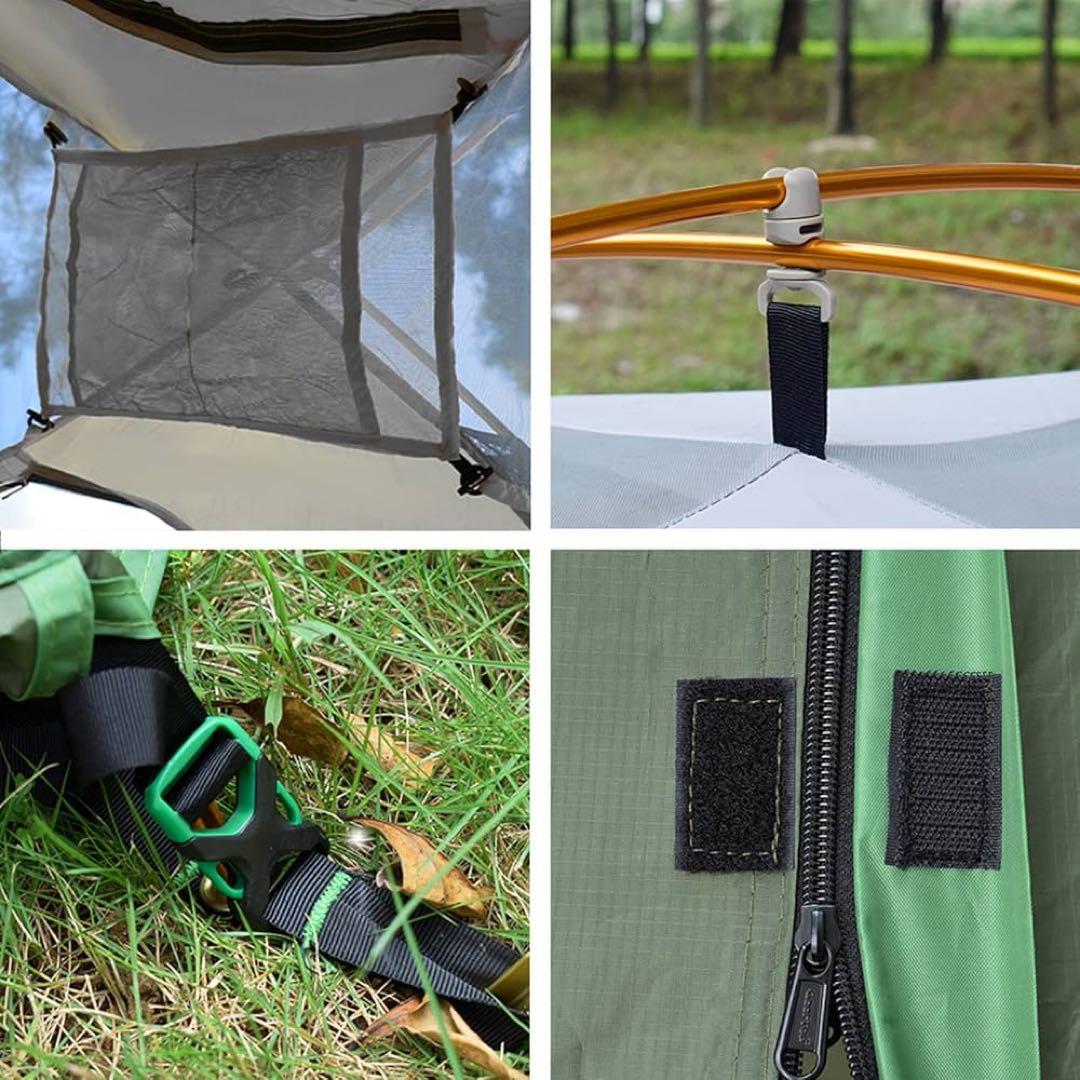 GEERTOP テント 2人用 ソロテント 軽量 4シーズン 耐水圧5000MM