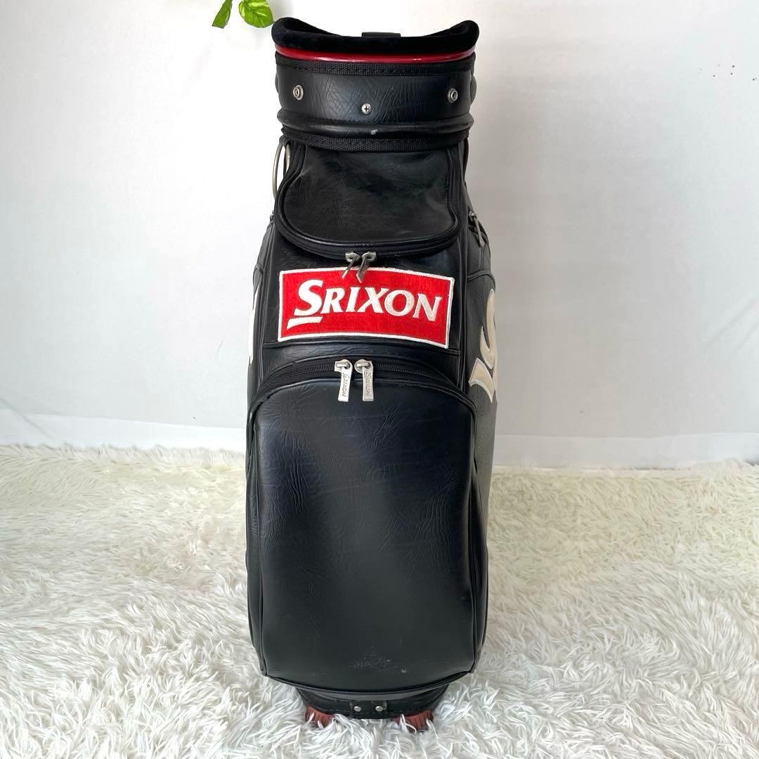 人気モデル✨良品✨SRIXON レザー×エナメル キャディバッグ フード付き