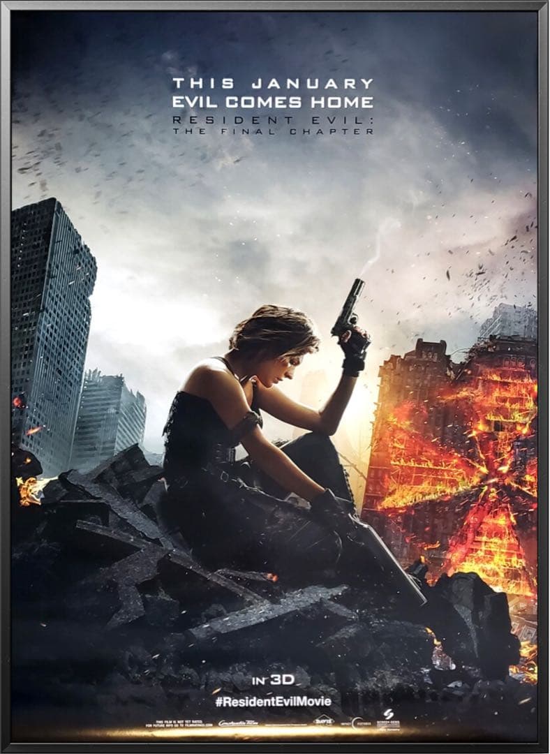 *非売品*バイオハザード ミラジョヴォヴィッチ オリジナル映画ポスター