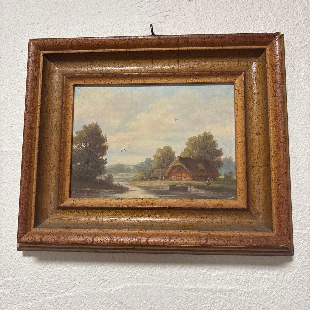 油彩画 Ein Gruß aus Deutschland 1982