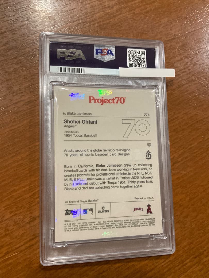 大谷翔平　PSA鑑定済カード