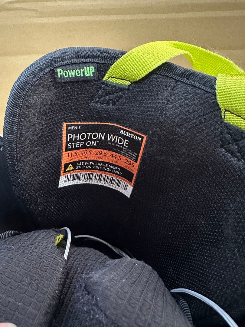BURTON Photon step on 11.5 バイディング　セット
