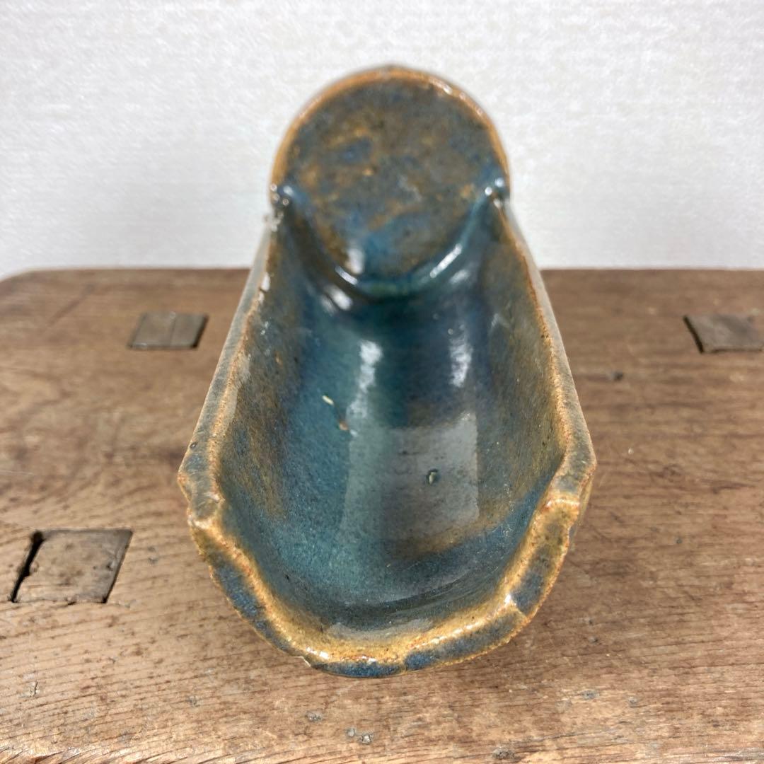 煎茶道具　瓦型　茶合　茶則　茶量　陶芸　陶器　焼物