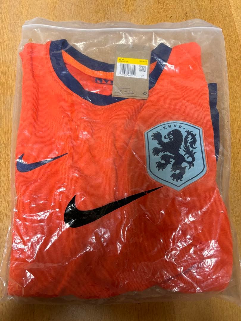 新品未使用　オランダ代表　レプリカユニフォームユーロ2024モデル　S