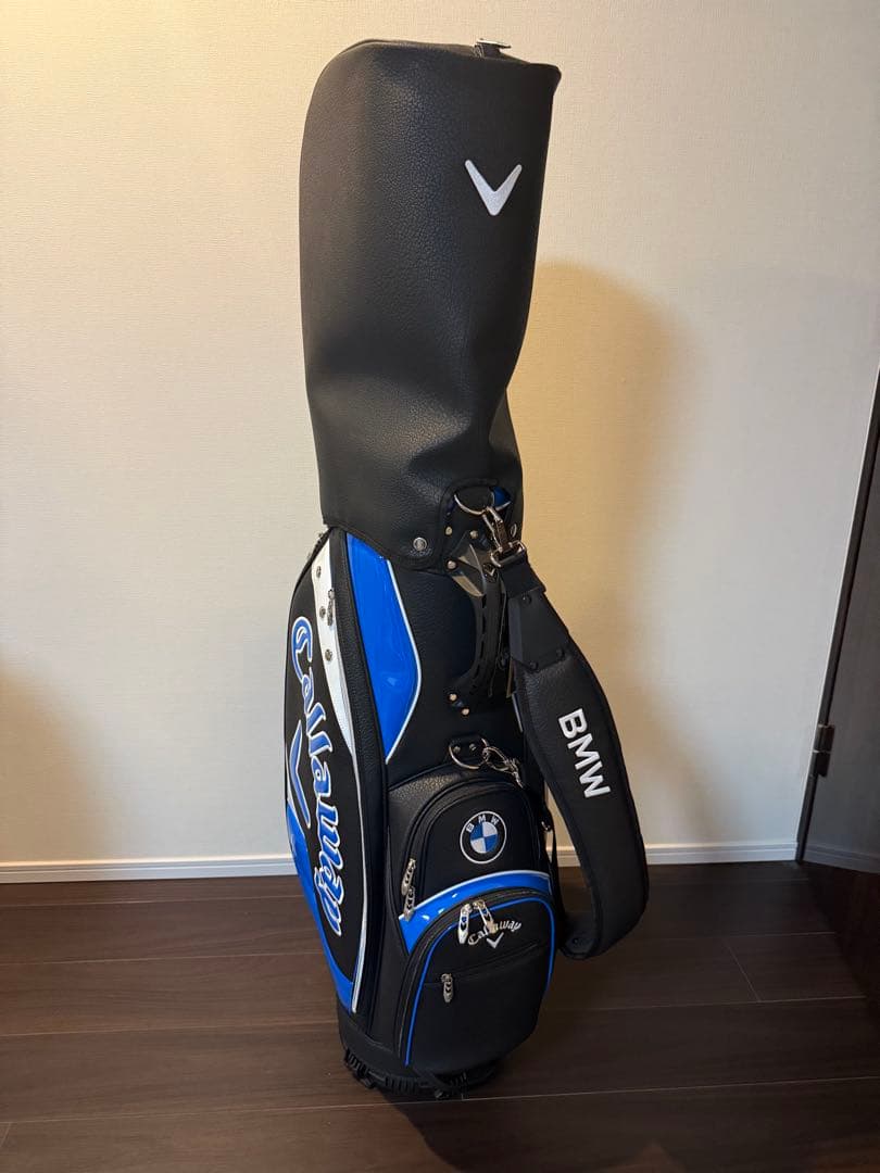 コラボ キャディバッグ/ブラック×ブルー系 Callaway 未使用