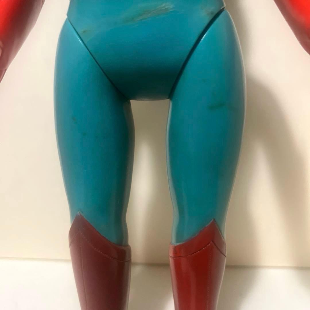 ブルマァク製 鉄人タイガーセブン ファイトグローブ付 ソフビ フィギュア 当時物