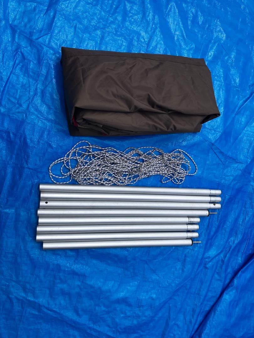 スノーピーク　HDタープシールドヘキサ　M エリステ40センチ付き