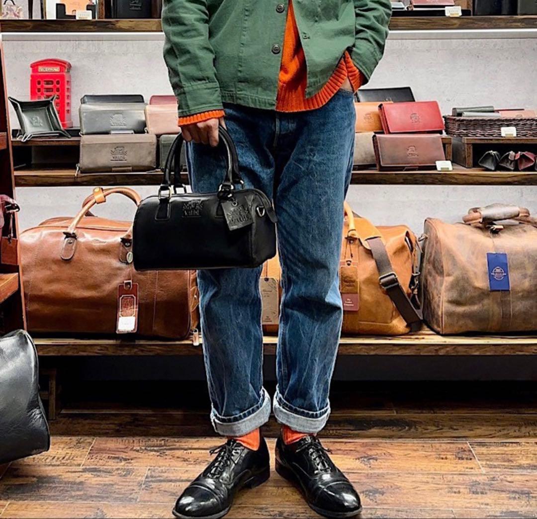 Valise 牛革　ミニボストン イートンブラック