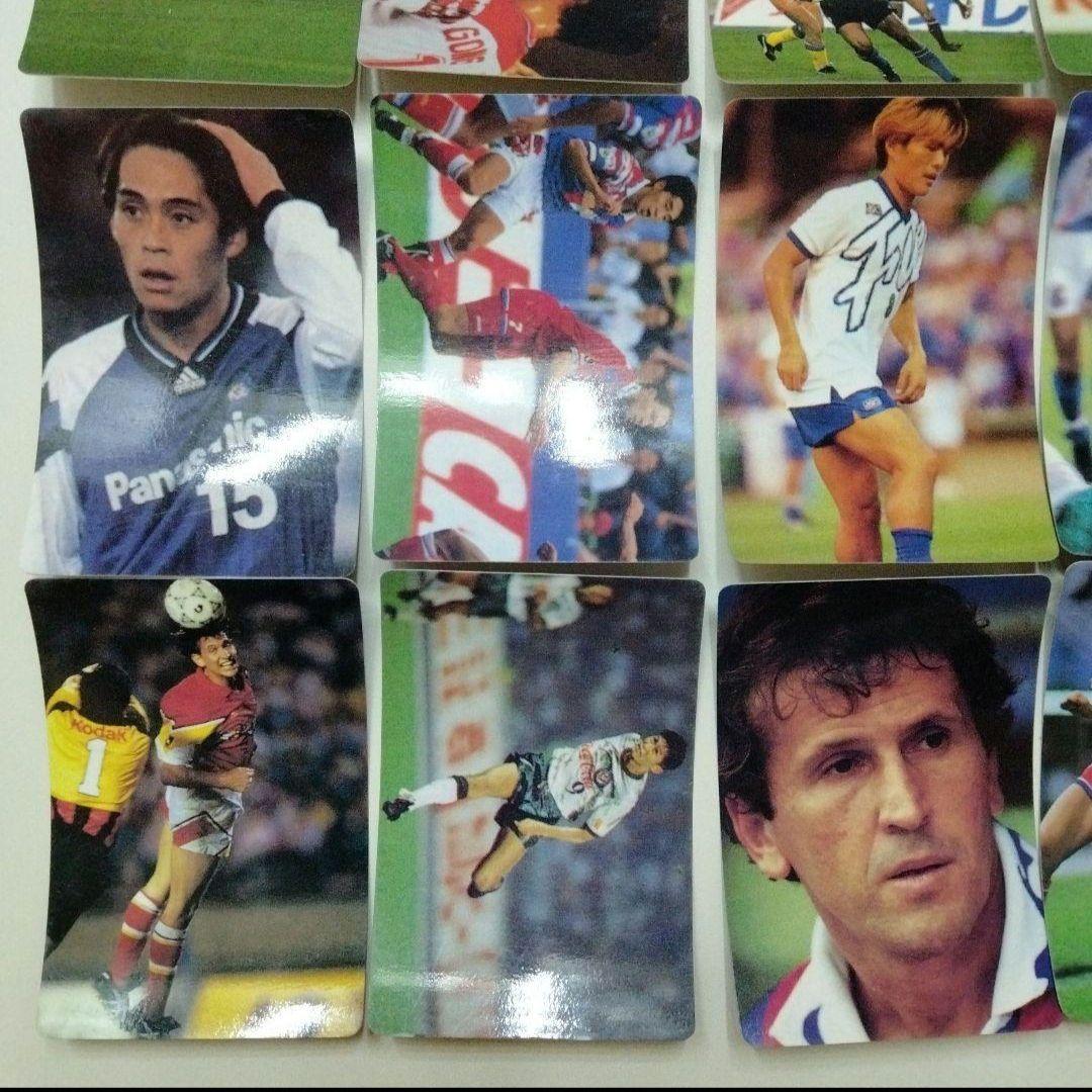 サッカー Jリーグ カード 代表 三浦知良 中山雅史 ラモス瑠偉 森保一 ジーコ