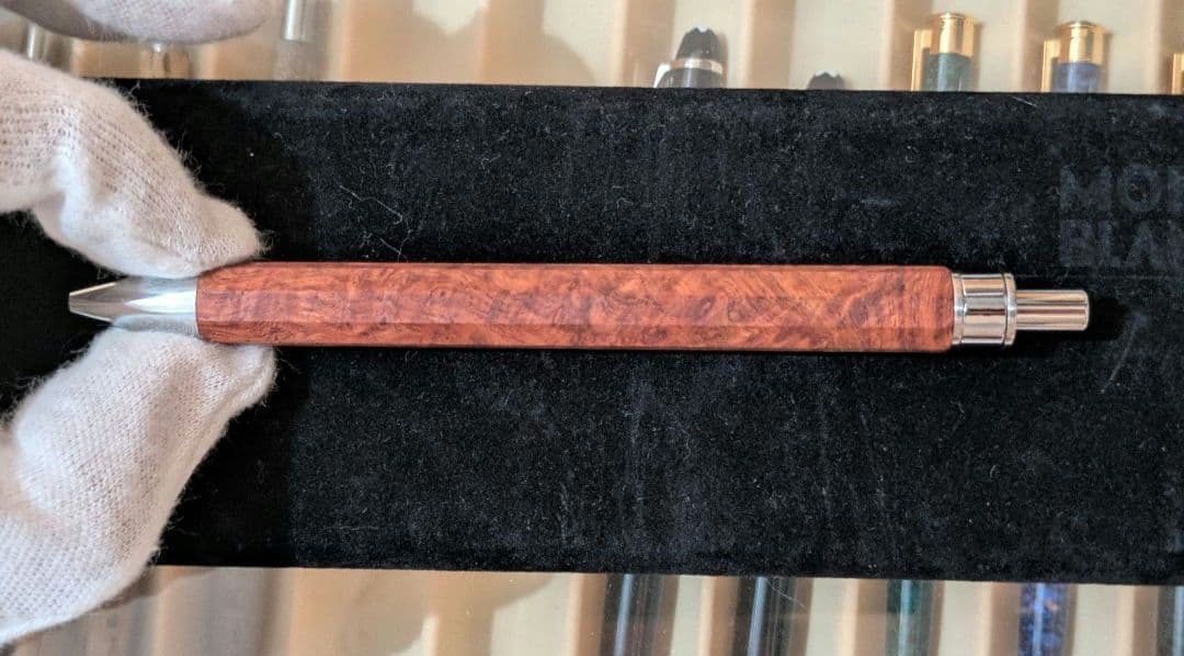 新品未使用　工房楔　本花梨瘤　Kato金属仕様