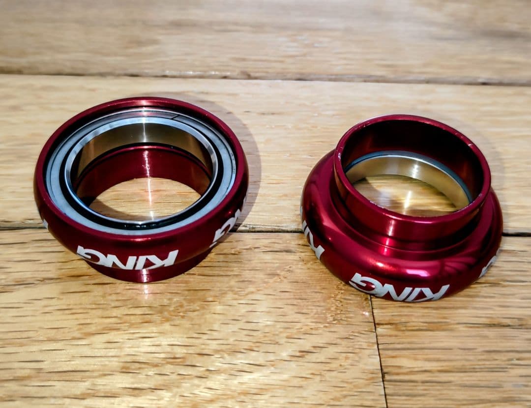 CHRIS KING NoThreadSet 1-1/8(オーバーサイズ)赤色