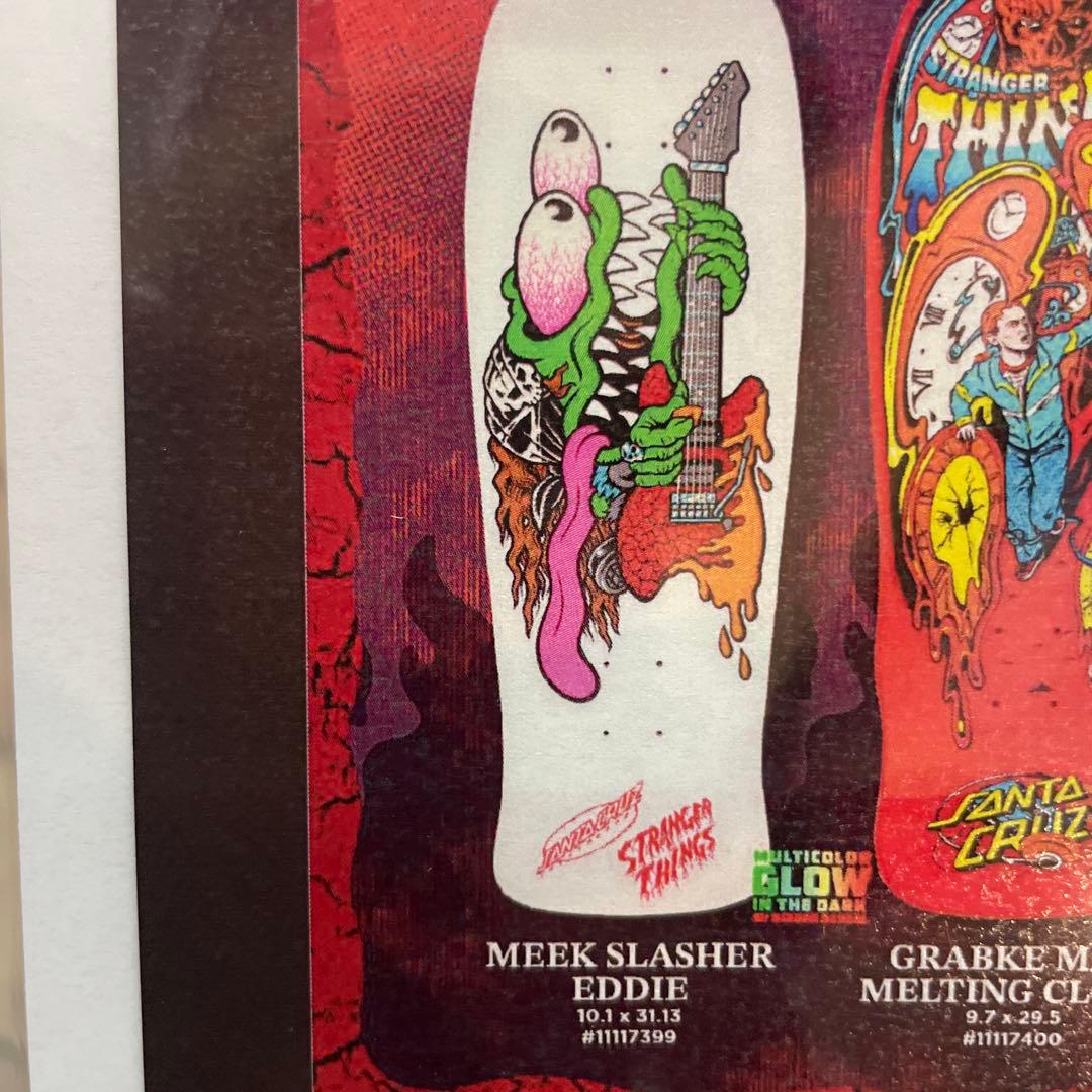 SANTA CRUZ STRANGER THINGS スケートボードデッキ