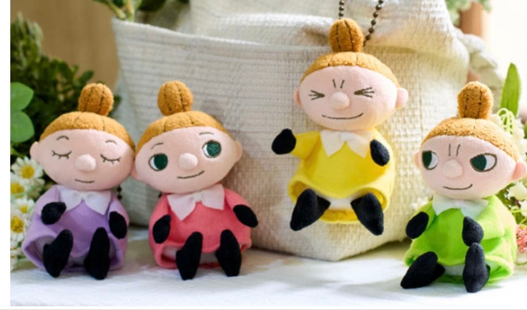 ムーミンショップ限定 いちごのようなリトルミィ きょうだいたち マスコット