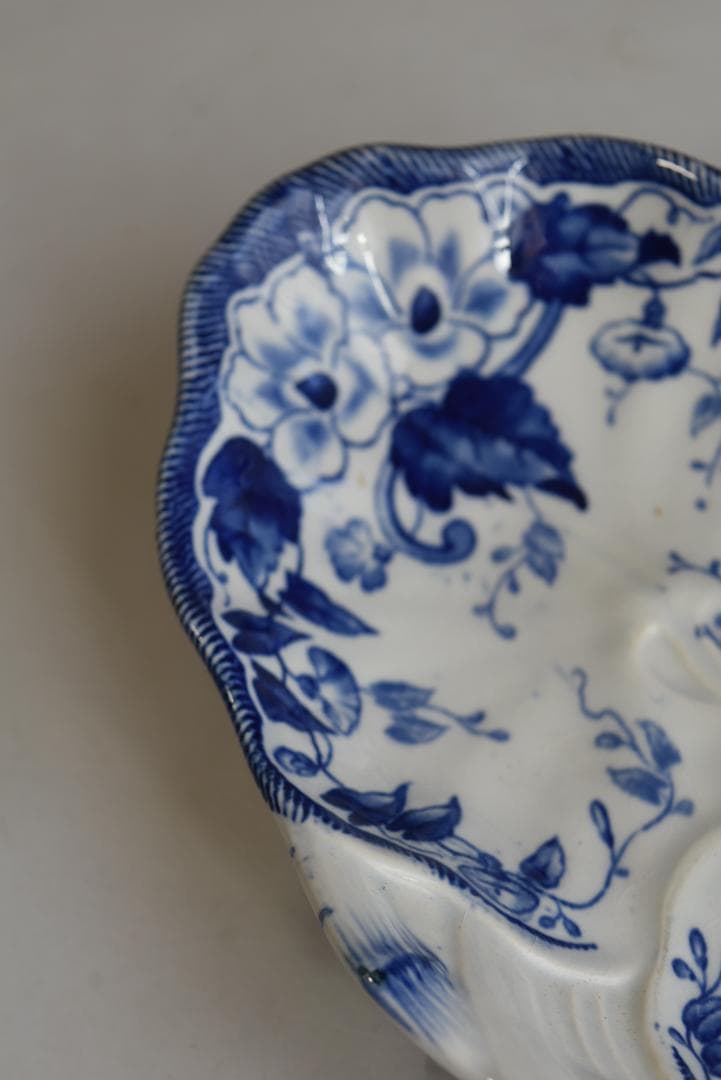 フランス19世紀　クレイユモントロー　ラヴィエ皿　フローラ　アンティーク