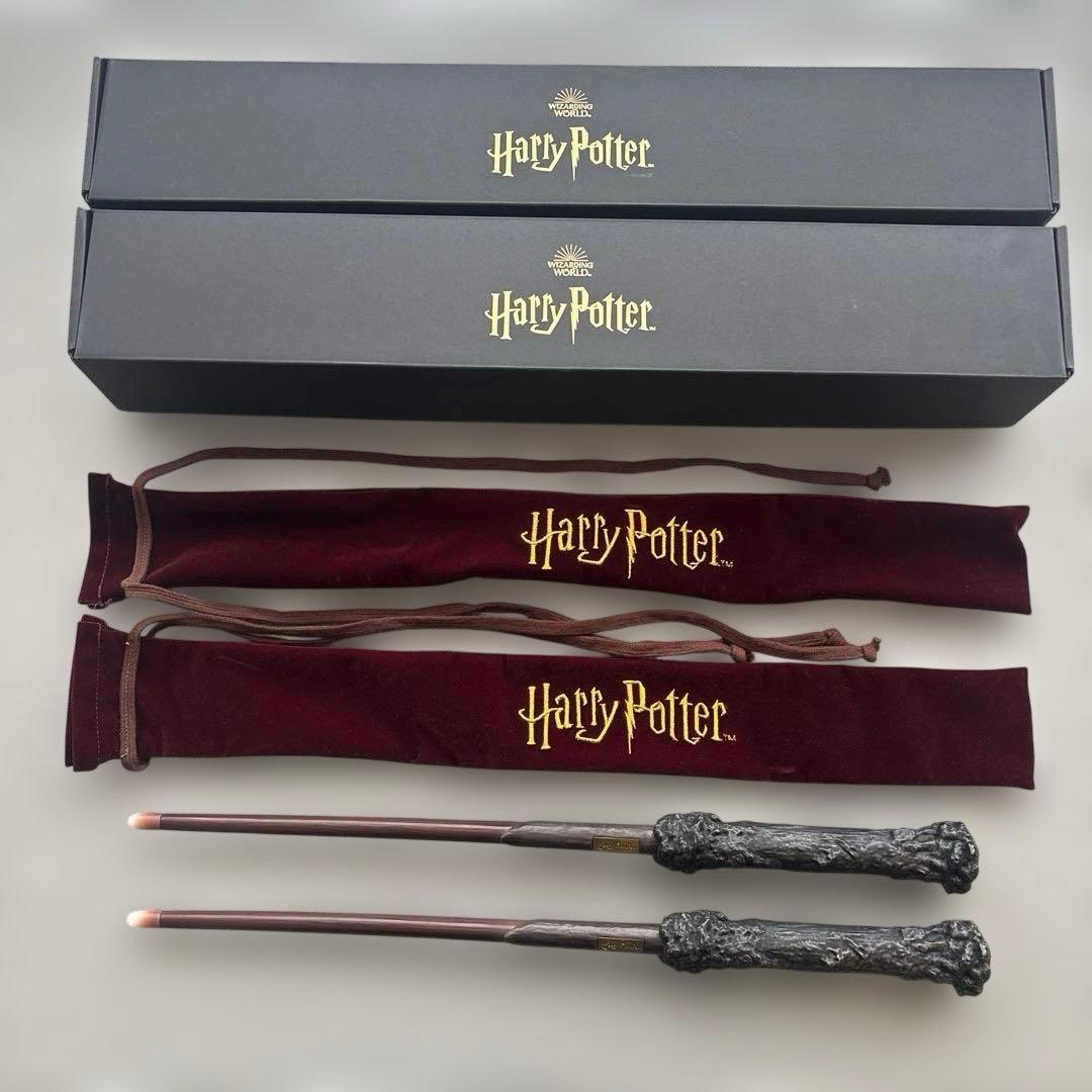 Harry Potter ハリポタ 音声認識機能付き 杖 2本セット