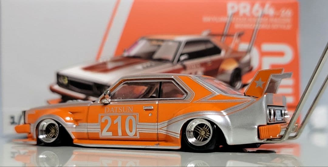 1/64　スカイライン改　ジャパン2Dr　シャドー　ホイール　アルミ製　深リム