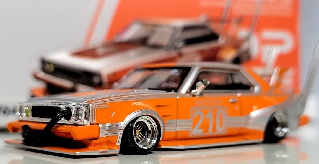 1/64　スカイライン改　ジャパン2Dr　シャドー　ホイール　アルミ製　深リム