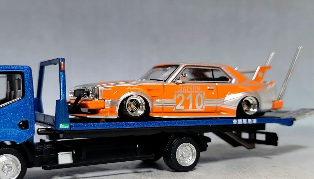 1/64　スカイライン改　ジャパン2Dr　シャドー　ホイール　アルミ製　深リム