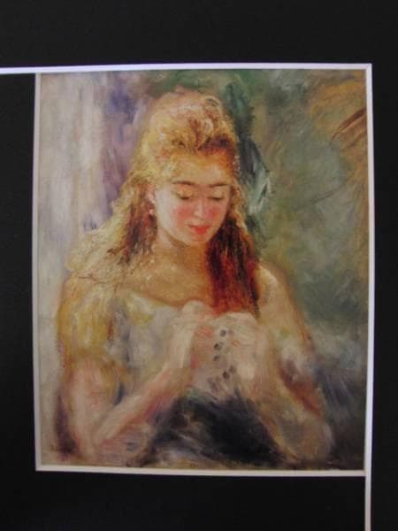 Pierre-Auguste Renoir、LA COUSEUSE、画集画