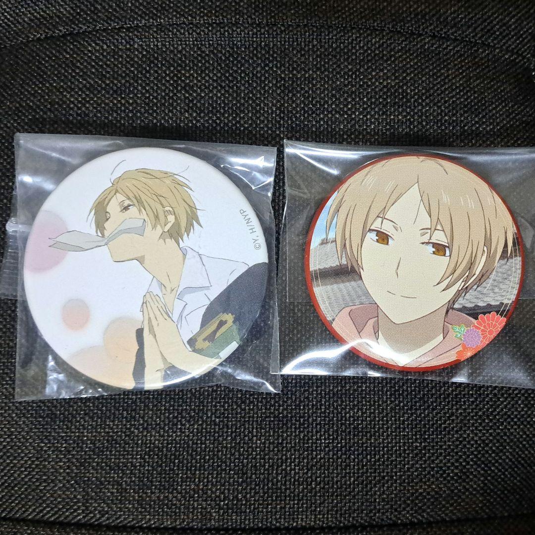 夏目友人帳 夏目貴志 缶バッジ うつせみに結ぶ レア