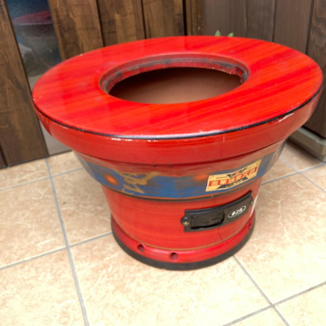 【昭和レトロ】金華煉炭火鉢 煉炭 ウロコボシ　古家具　キンカ