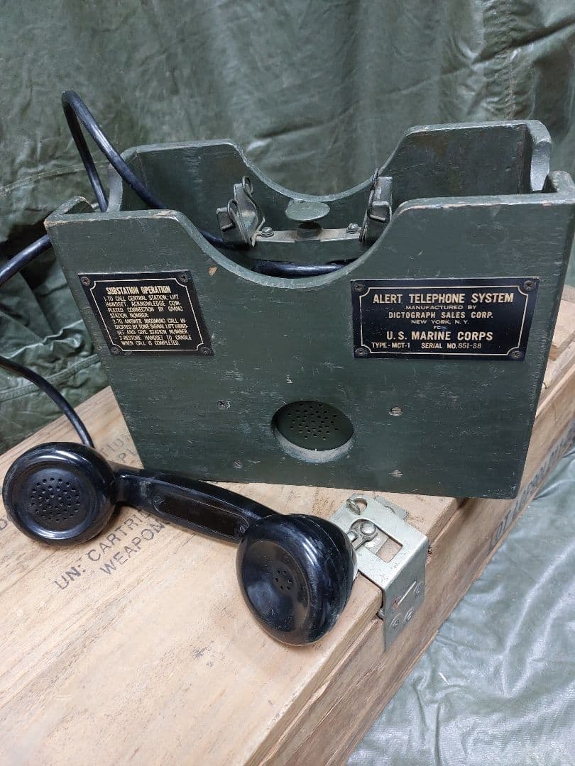ベトナム戦争 USMC野戦電話 ジェネレータ