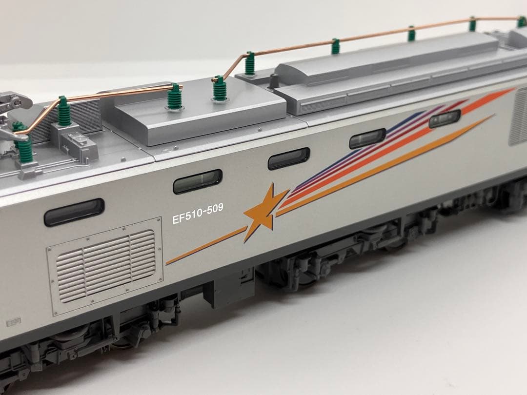 509号機 EF510 カシオペア色 【 KATO HOゲージ改造】