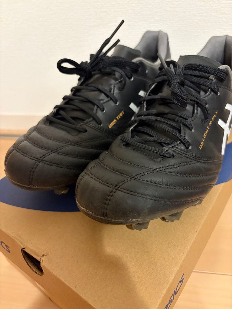 asics X-FLY 25.5cm サッカーシューズ ブラック