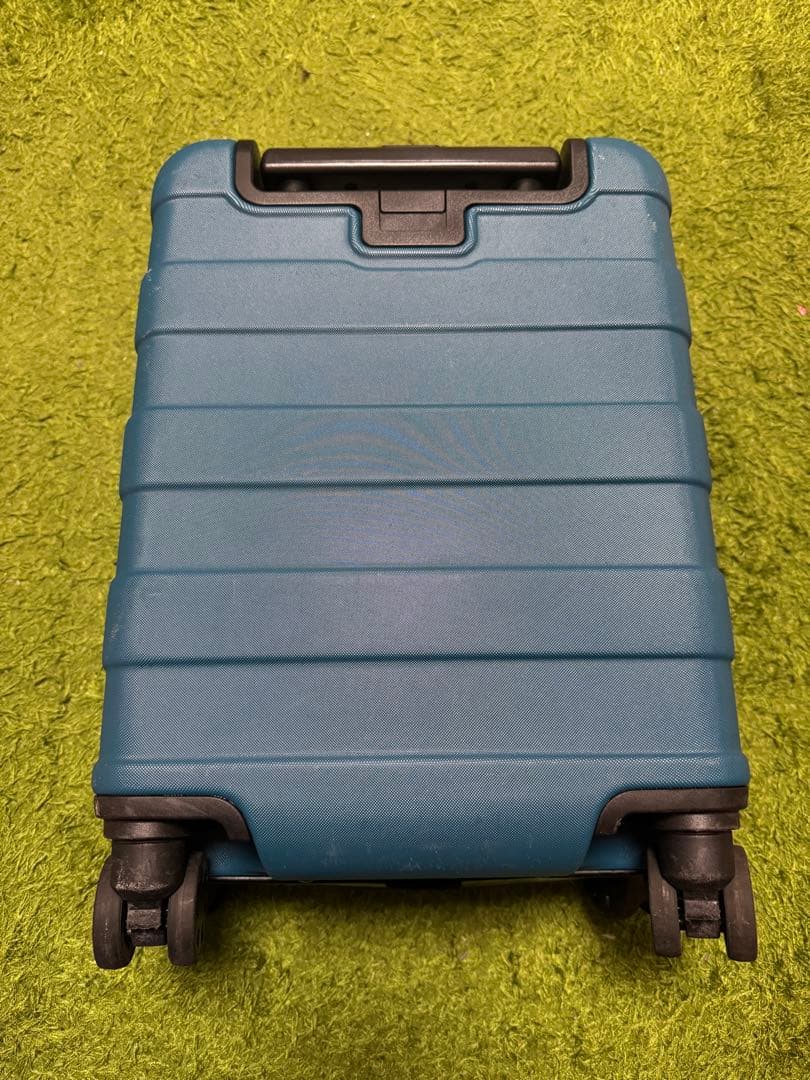 無印良品 MUJI 限定カラー ターコイズブルー 機内持ち込み可