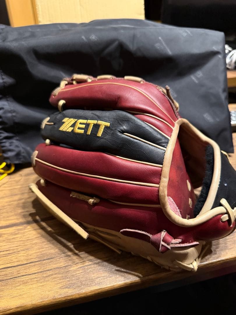 ZETT ゼット　プロステイタス　軟式　源田モデル