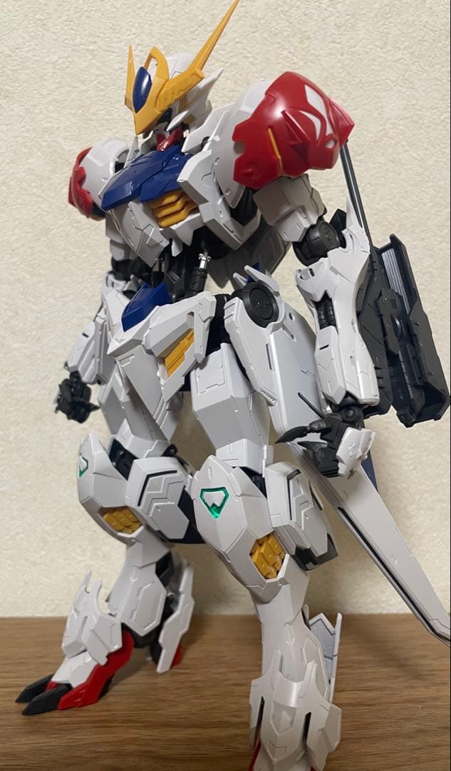 MG バルバトスルプス　素組み完成品　墨入れ無し・シール貼り付け無し