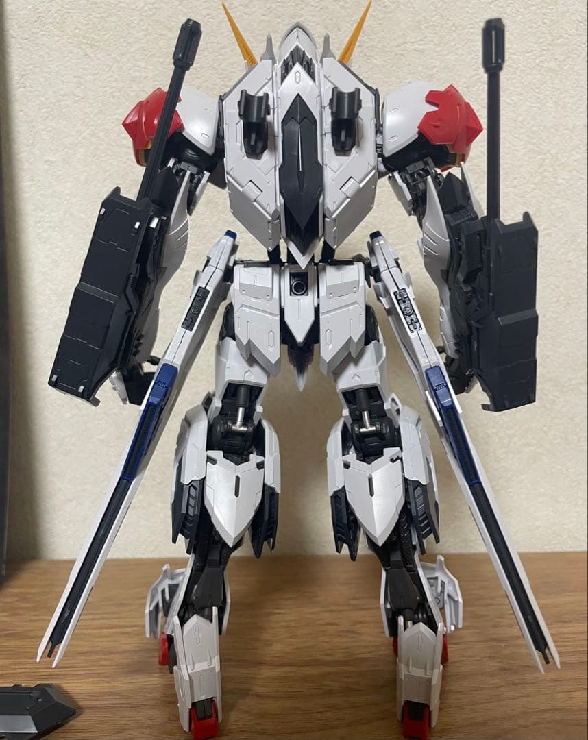 MG バルバトスルプス　素組み完成品　墨入れ無し・シール貼り付け無し