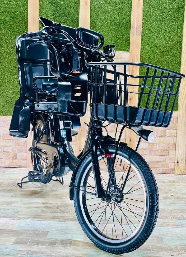 2019 王様 ブラック ギュットアニーズ子供乗せ電動アシスト自転車 H1256