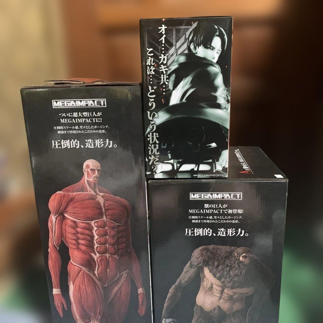 進撃の巨人　一番くじ　A賞　B賞　ラストワン　フィギュア　セット