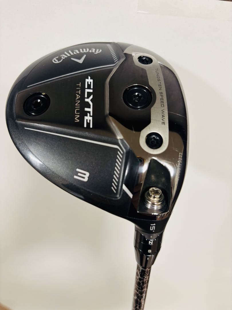 キャロウェイ★エリートチタニウム★3W★ELYTE チタン★シャフトバレシウス