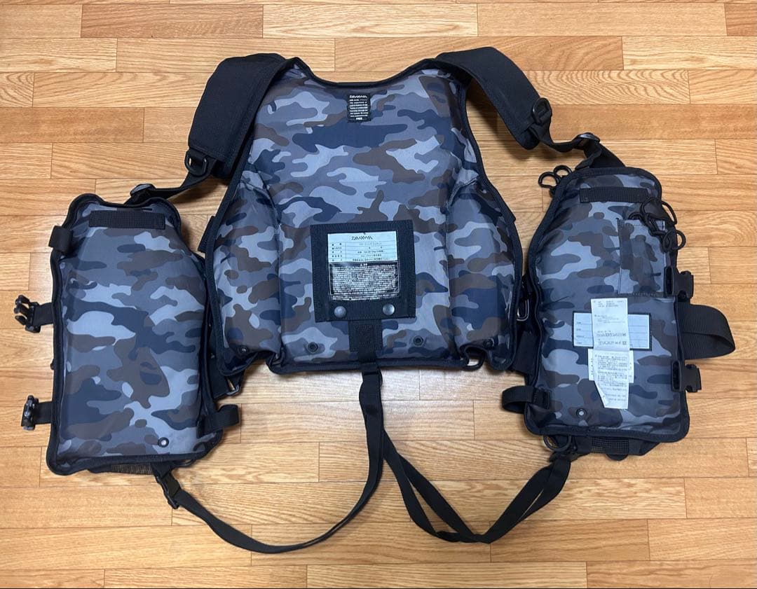 ダイワ フィッシングベスト DF-6206 ジェットブラック