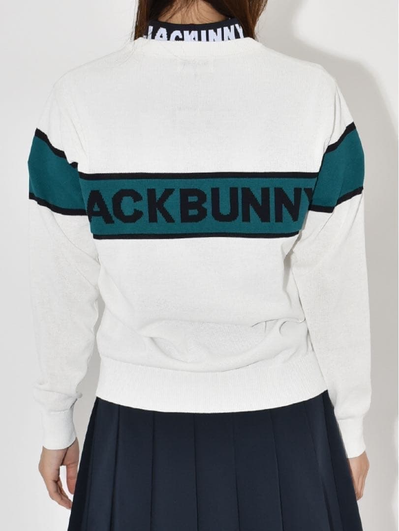 【美品】ジャックバニー トレーナー セーター ホワイト サイズ0