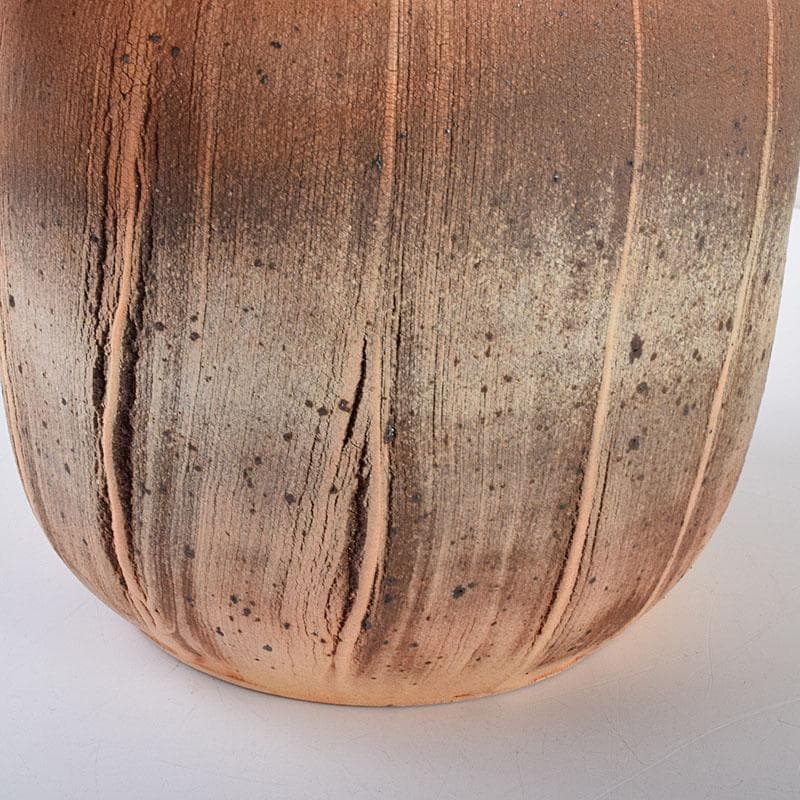 茶道具　長島焼　久村俊英作　水指　共箱　C　7346C