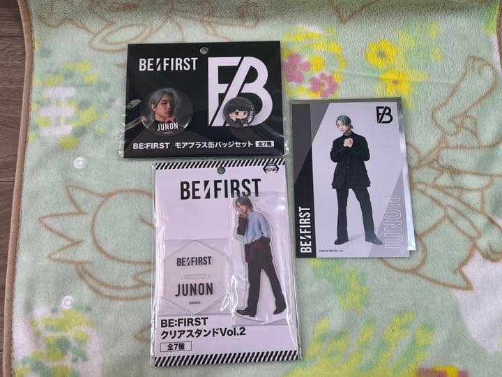 BE:FIRST くま ぬいぐるみ マスコット アクスタ 缶バッジ JUNON