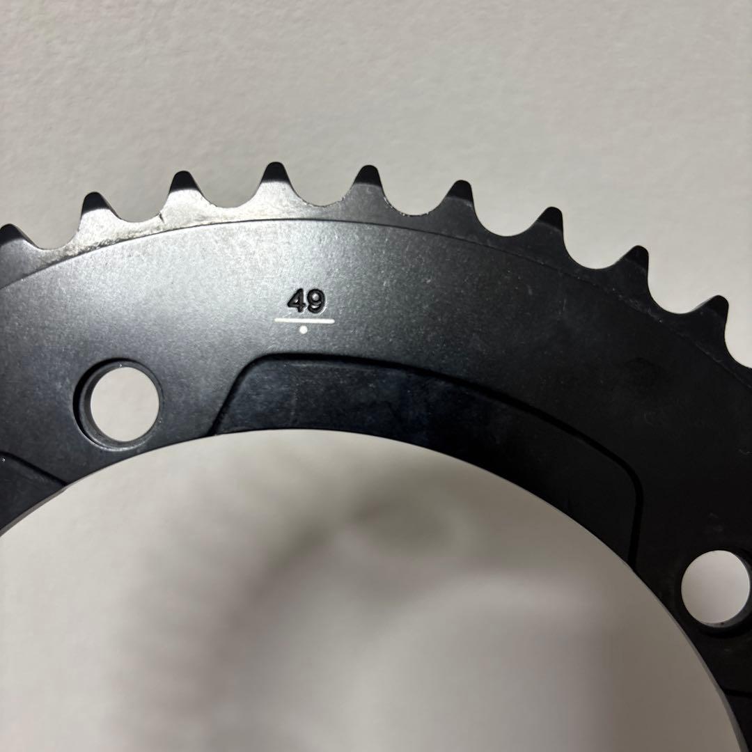 Miche 49T シングルチェーンリング ブラック