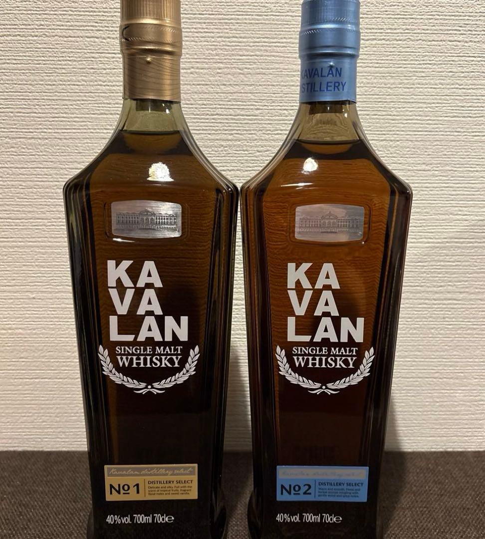 KAVALAN シングルモルトウイスキー 【No.1 】【No.2】セット