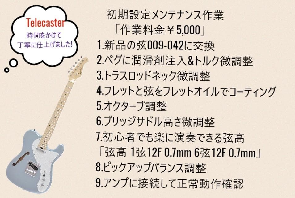 ✨新品未使用✨アリア テレキャスター シンライン ブルーメタリック