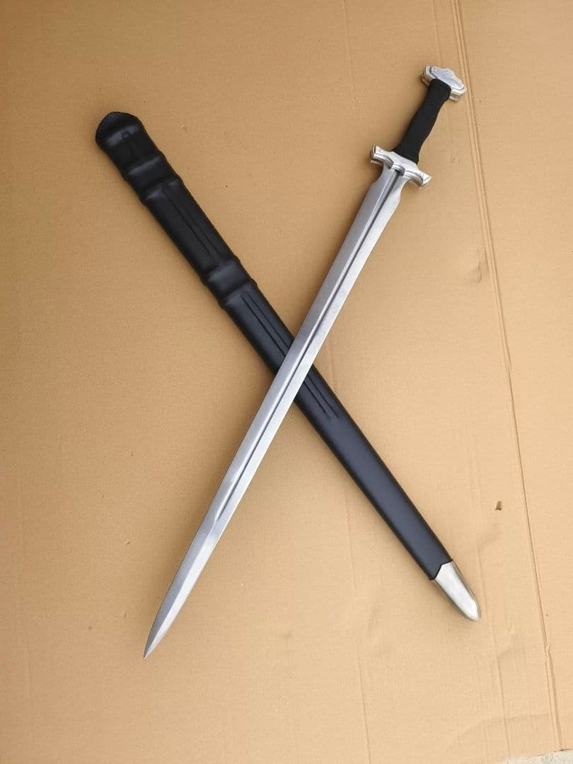 銀魂 バイキングの剣 古兵器 武具 手鍛造打 西洋剣 長剣【希少】高級 鑑賞用