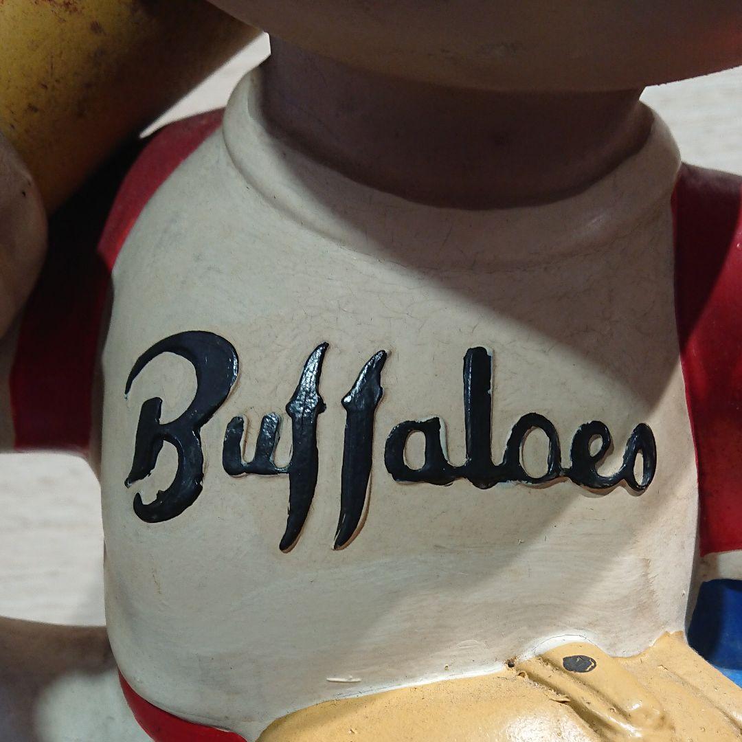 バッファロー人形 近鉄バッファローズ 昭和レトロ ソフビ人形 古いおもちゃ