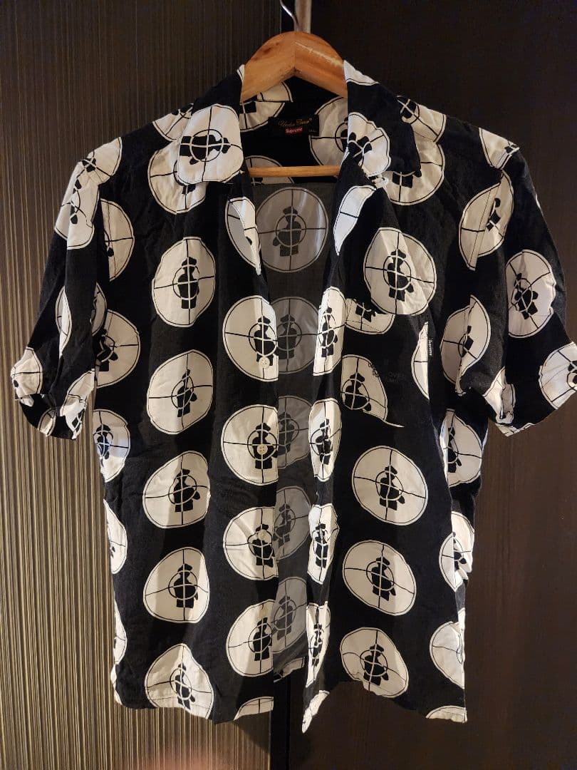 シュプリーム アンダーカバー シャツ 白黒 S small