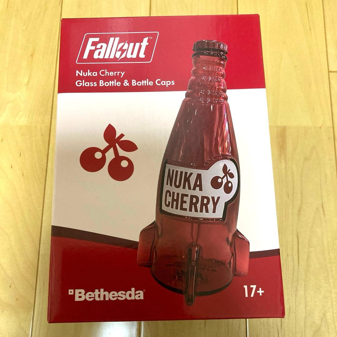新品未開封 Fallout ヌカチェリー グラスボトル＆キャップ　ヌカ・コーラ瓶