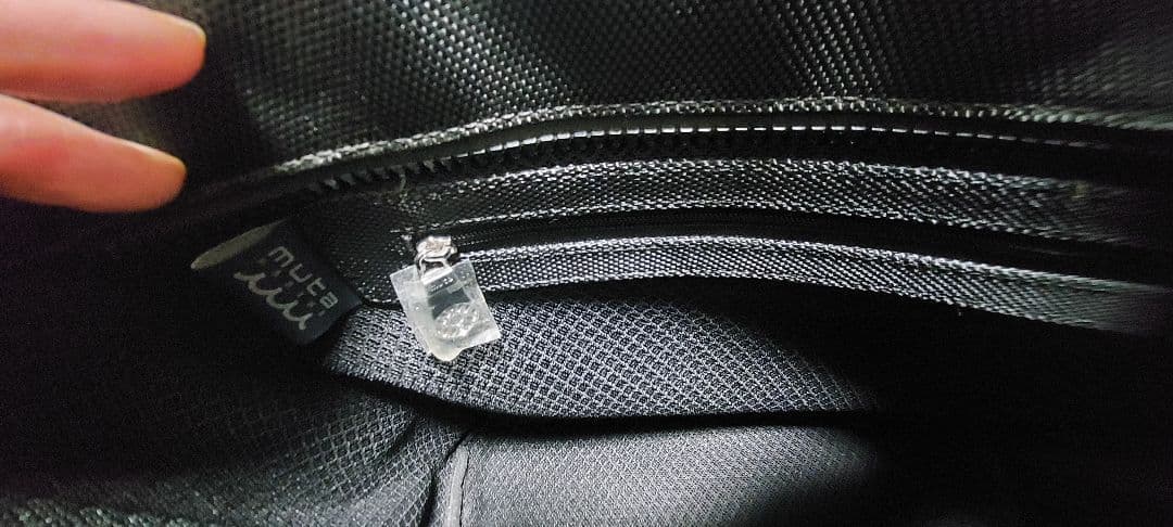 MUTA MARINE ブラック ミニトートバッグ